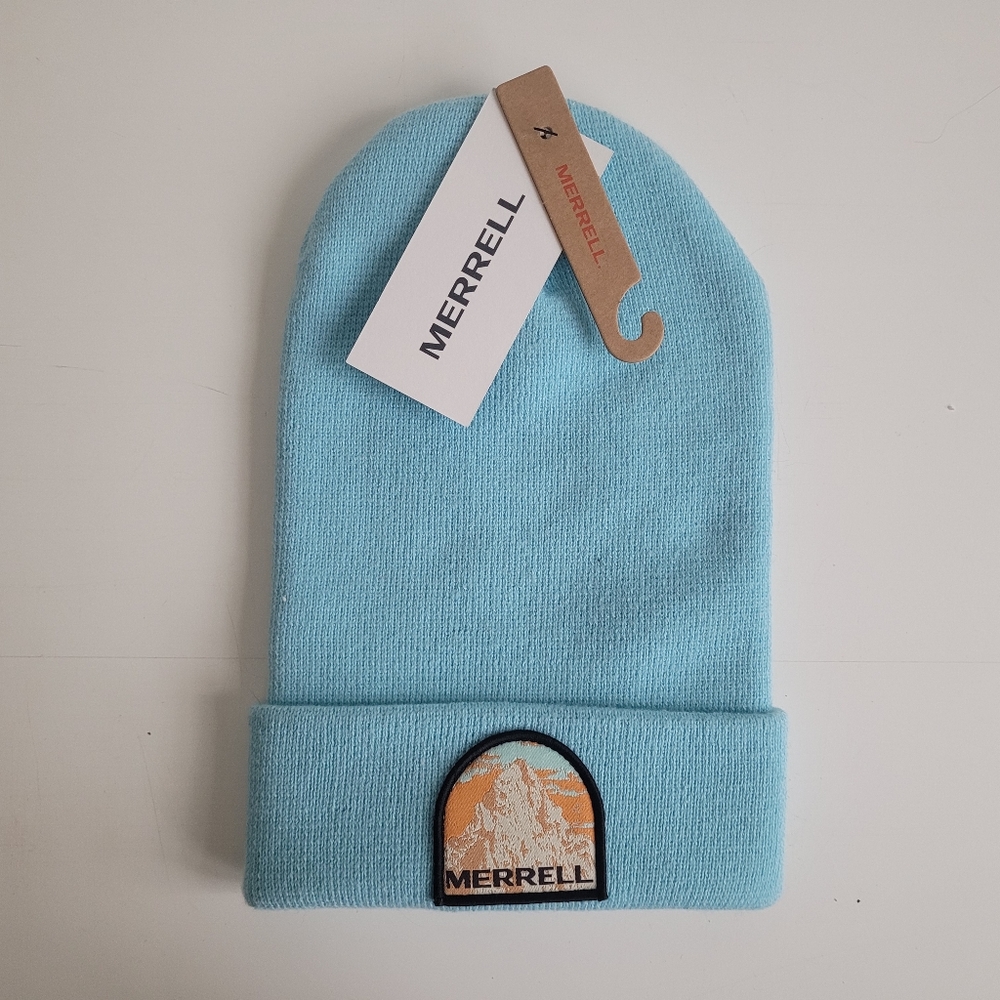 NWT Merrell Beanie Hat Blue